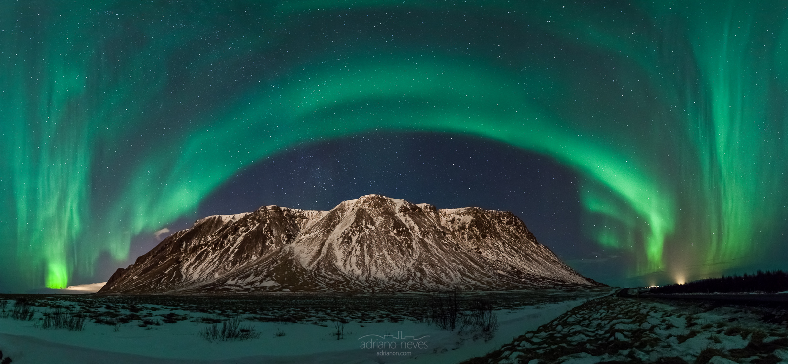 Northern Lights Over the Milky Way by Adriano Neves | Fstoppers