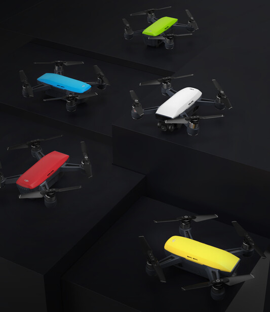 dji spark drone colors