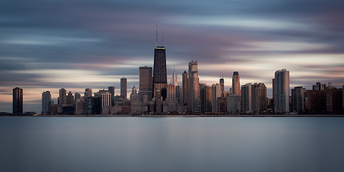 Chicago Skyline by Michael Woloszynowicz