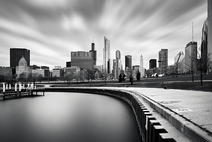 Chicago Skyline by Michael Woloszynowicz