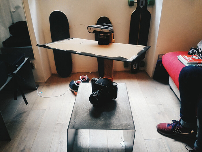 Paris through pentax black magic pocket bts photo