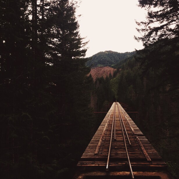 iPhone shot of vance creek bridge