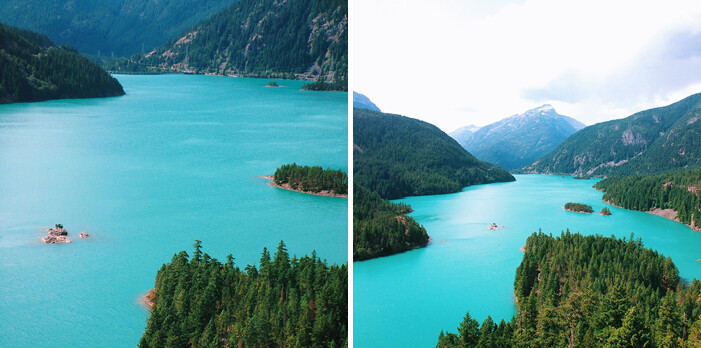 Diablo Lake Moment Wide vs Tele