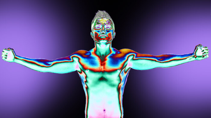 Image with Solar Curve Applied in Photoshop