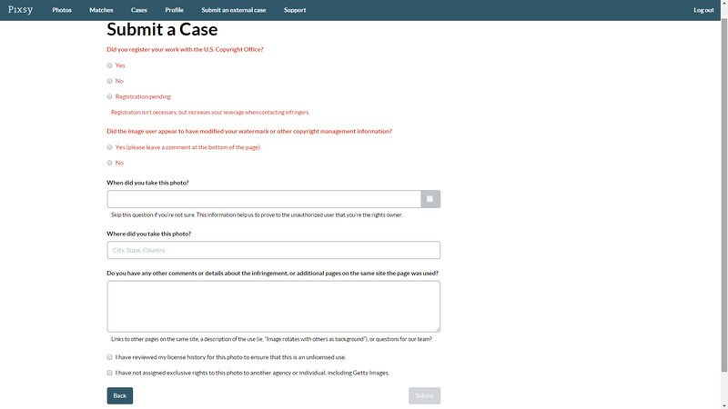 Pixsy Copyright Licensing Review