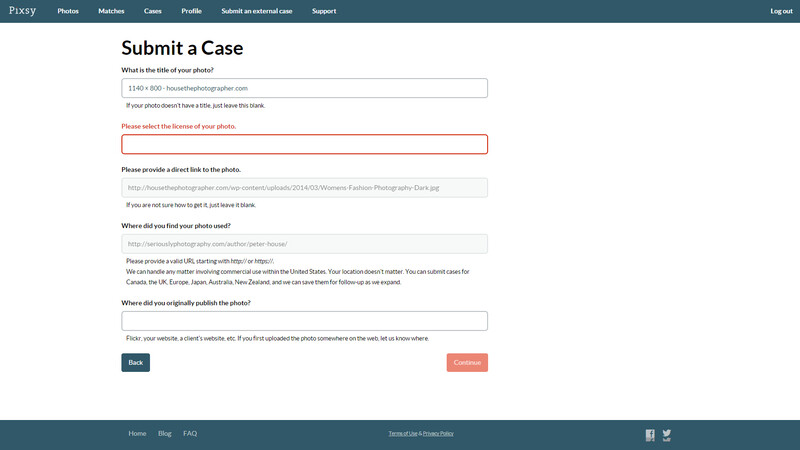 Pixsy Copyright Licensing Review