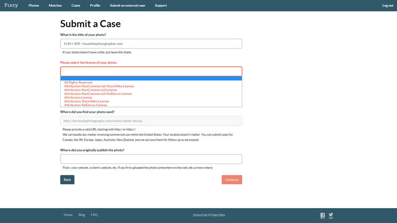 Pixsy Copyright Licensing Review