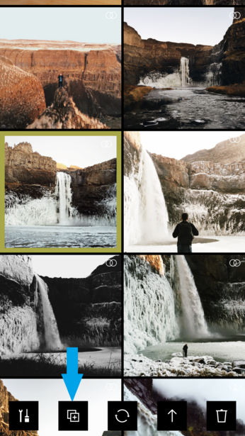 VSCO copy Paste feature