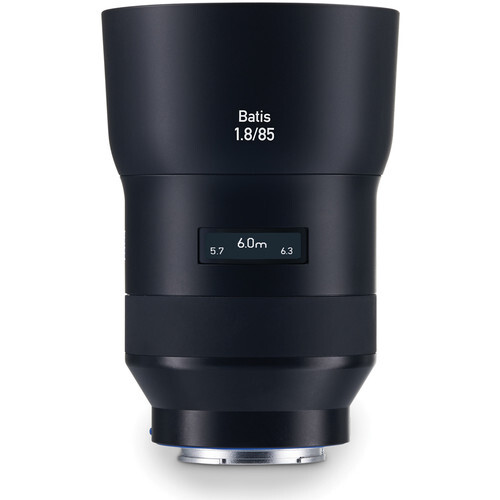 Zeiss Batis 1.8/85 with hood