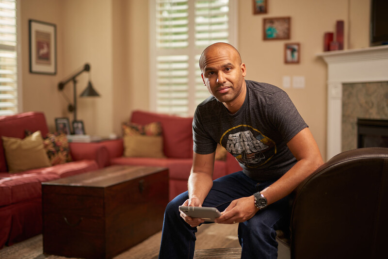 Portrait of Hans Rosemond using Nikkor 50mm 1.4D lens