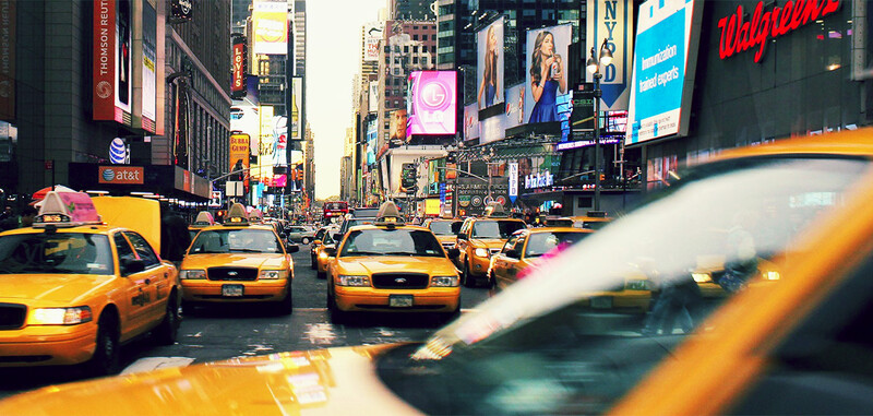 New York City Taxis - Photo by Hillary Fox