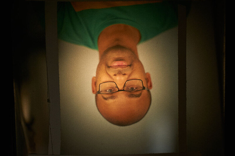 Me in all my upside down and reversed glory