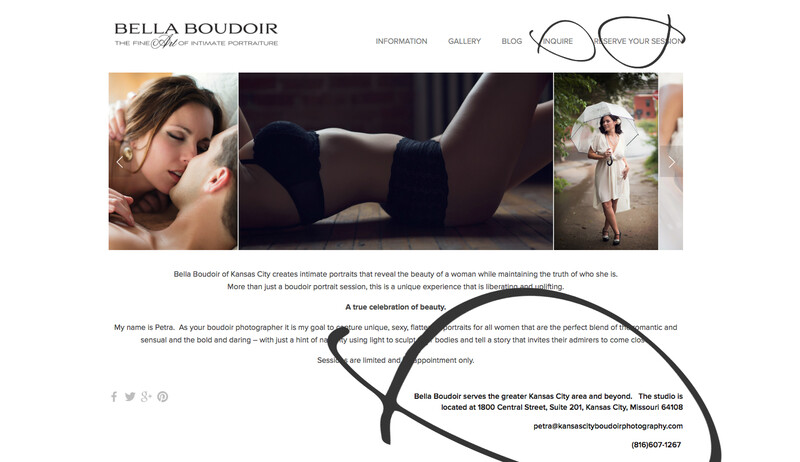 bella boudoir website