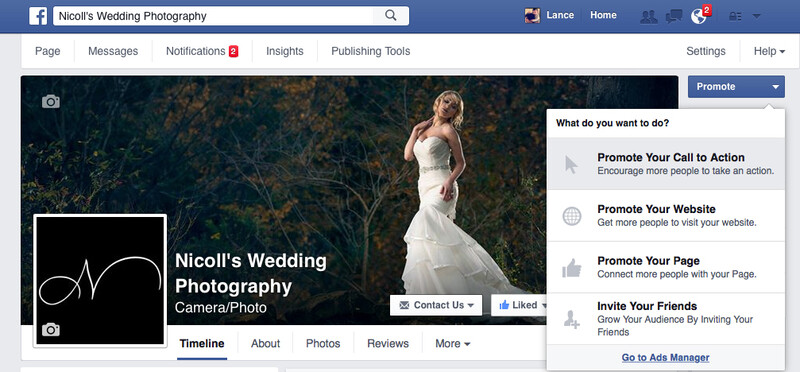 Nicoll's Wedding Photography Instagram Ads Through Facebook