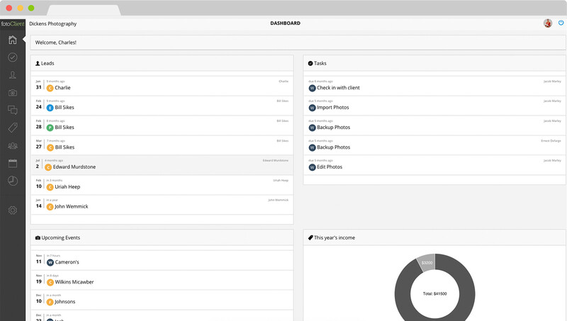 fotoclient-dashboard-view