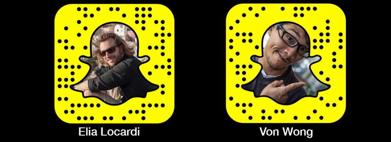 Elia Locardi an Von Wong on Snapchat in Bhutan