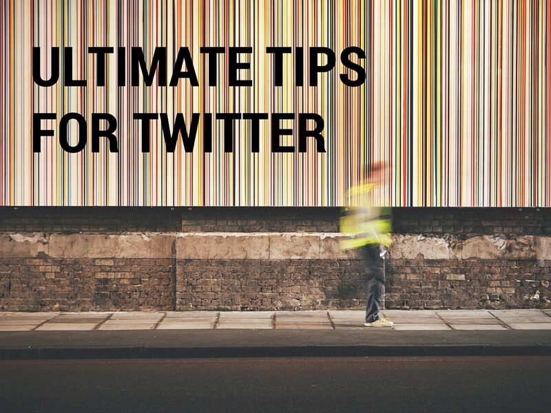 twitter tips for photographers