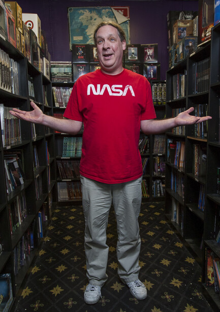 comic store portrait
