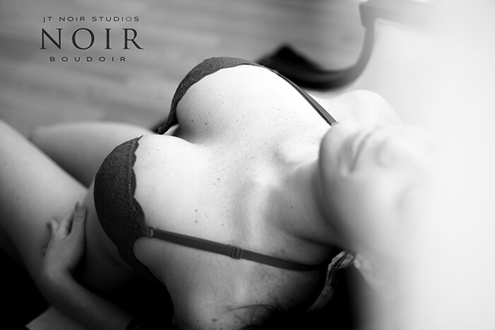 Jennifer Tallerico JTNoir Studios FStoppers Black and White Boudoir Photography
