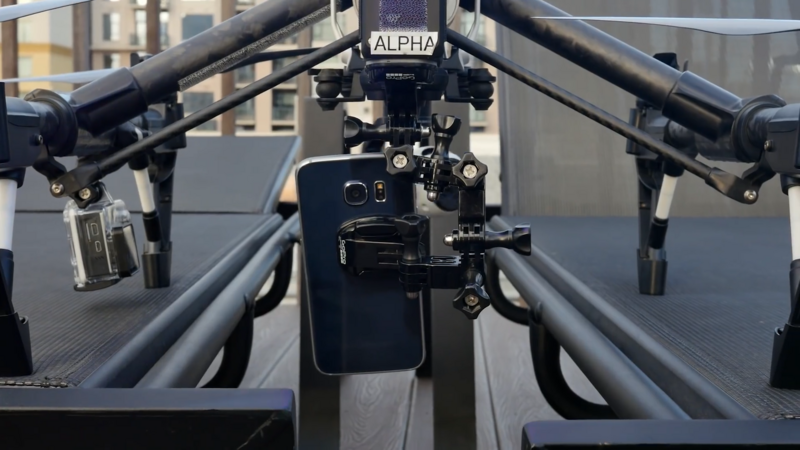 DJI Inspire Drone Samsung Go Pro