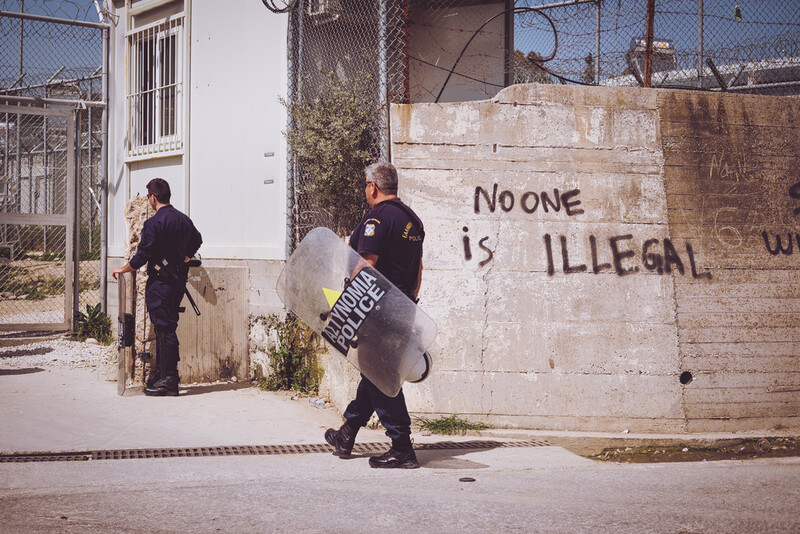 police greece graffiti