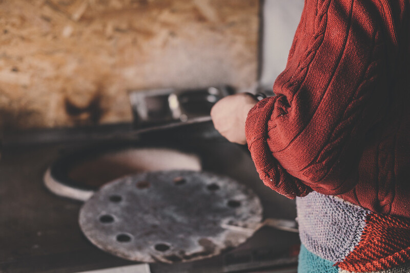 woman cooking