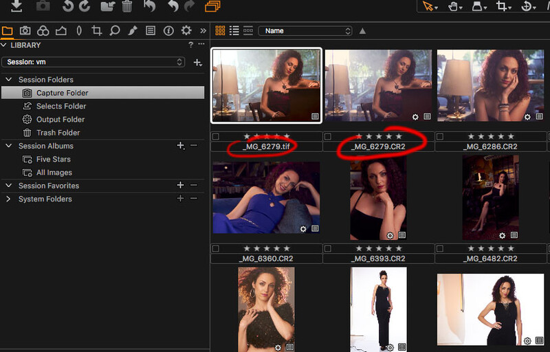 Capture One retouching workflow