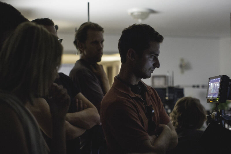 Director - Trevor White on set during filming for "A Crooked Somebody"