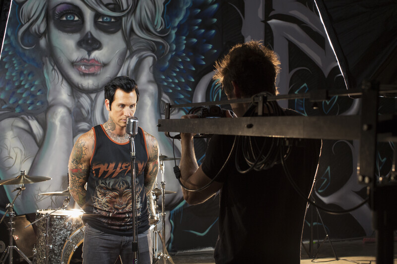 Lead Singer - Mest "Anthony Lovato" Director - "Jeff Janke" behind the scenes of "Almost" music video