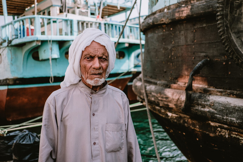 The old port at Dubai