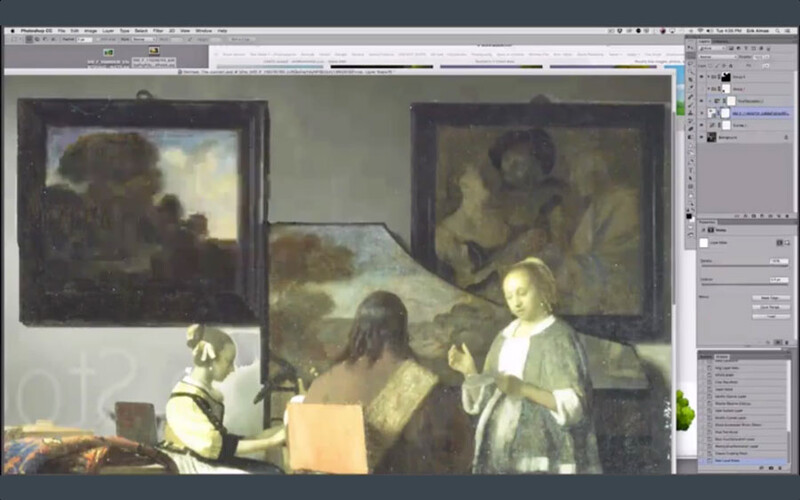 Erik Almas recreates The Concert by Vermeer using stock images