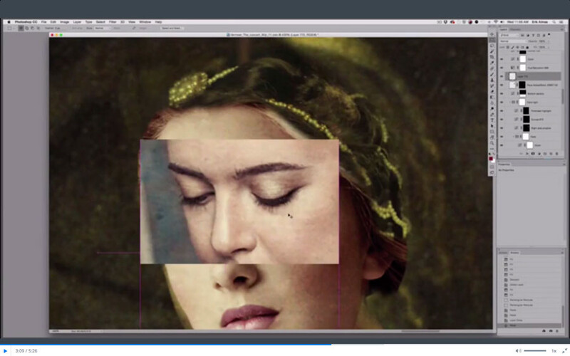 Erik Almas recreates The Concert by Vermeer using stock images