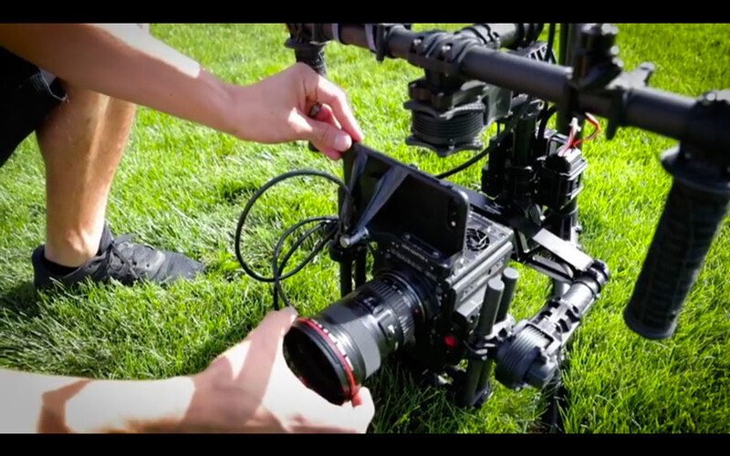 iPhone and RED Weapon on a MoVi