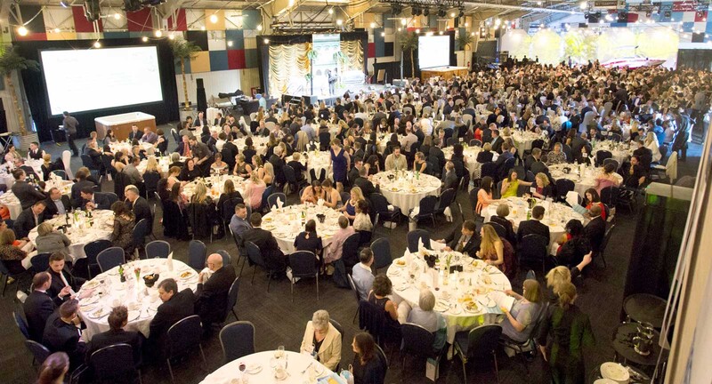 large banquet with many tables