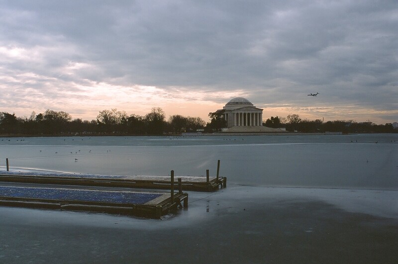 Winter at the Jefferson Memorial