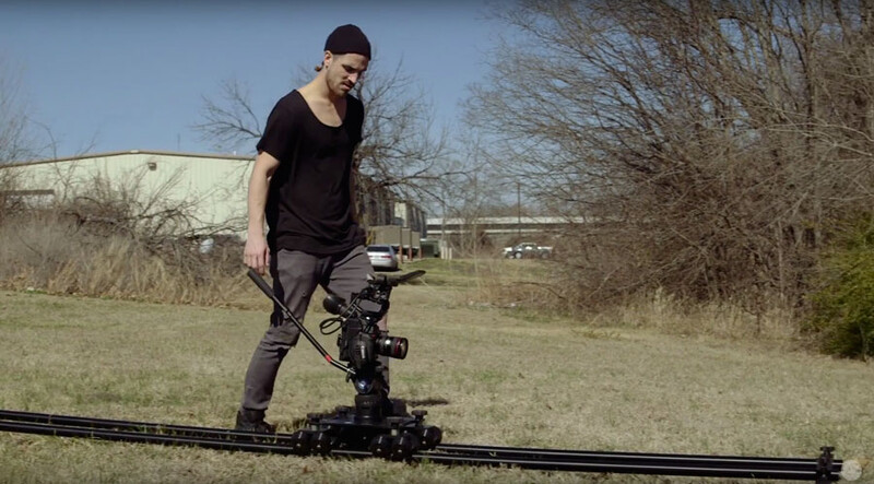 Tilted dolly track