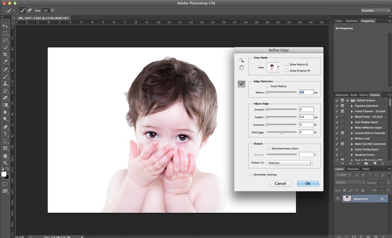 post-processing a three-light portrait