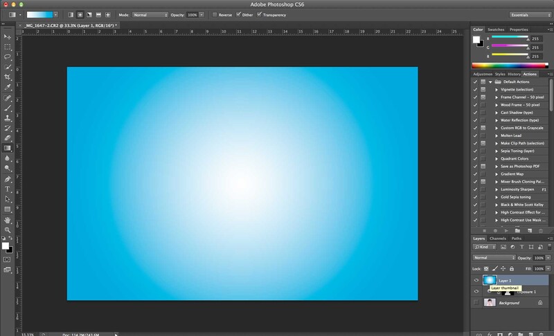 post-processing a three-light portrait