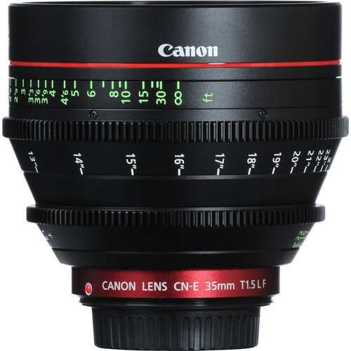 Canon cine 35mm T1.5