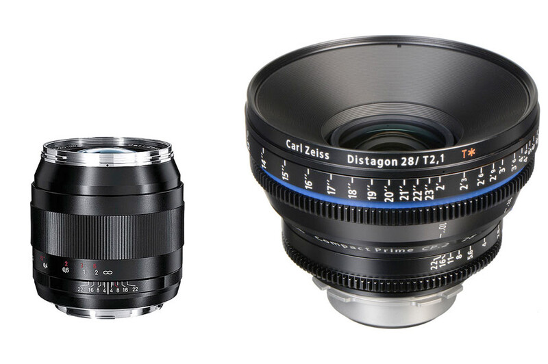 Zeiss 28mm cinema vs. stills lens
