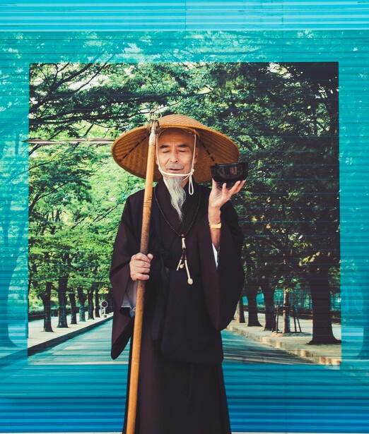 Buddhist Monk in Tokyo