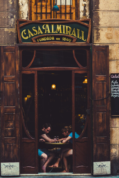 Couple drinking