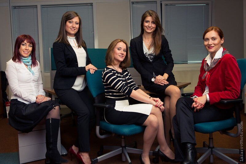 Group portrait from a corporate photoshoot