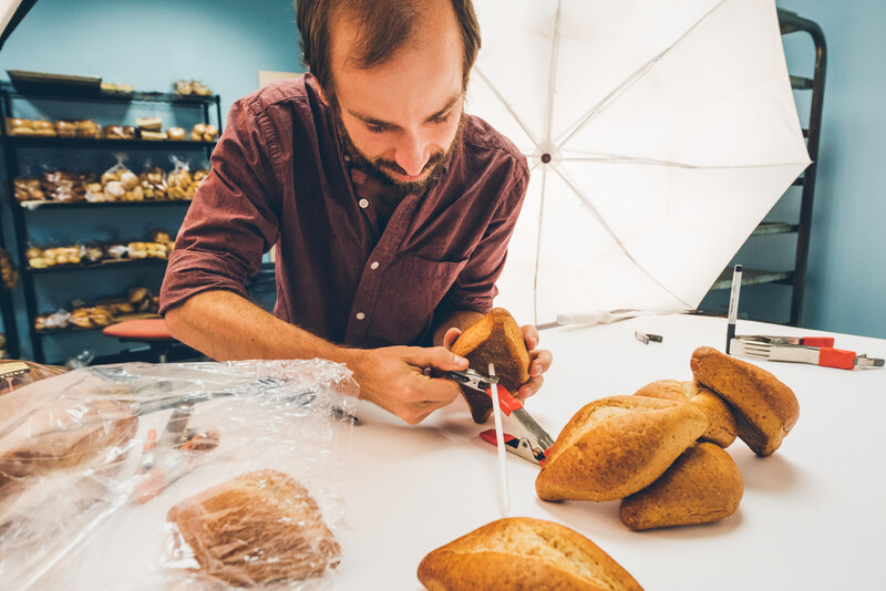 Straws and clamps can save the day on product shoots.