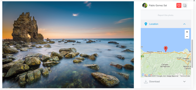 Seascape in Asturias Province
