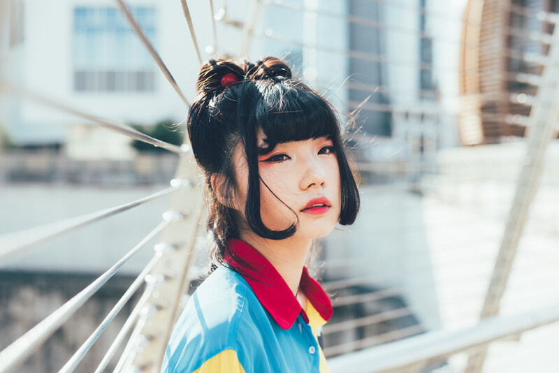young asian woman stock photo