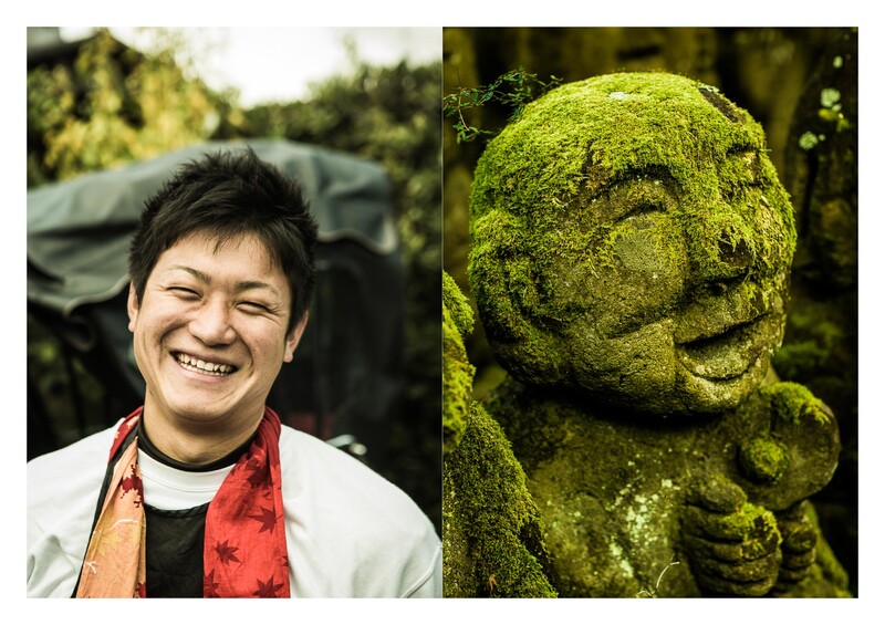 Street Portrait and Buddhist Statue