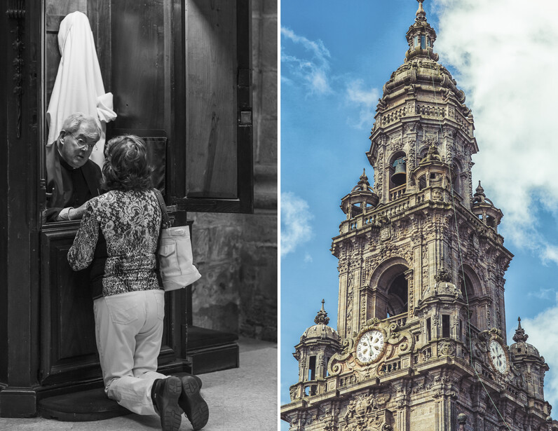 architecture, santiago de compostela, spain