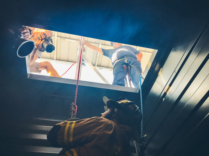 The view from below. Photo by Keith Walker. 