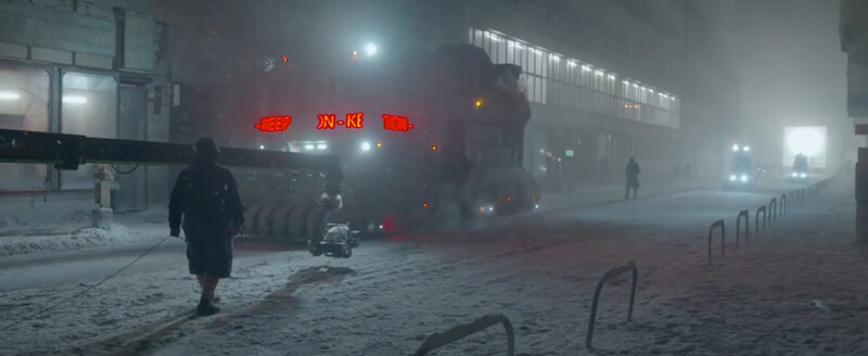 Blade Runner 2049: Snow scene